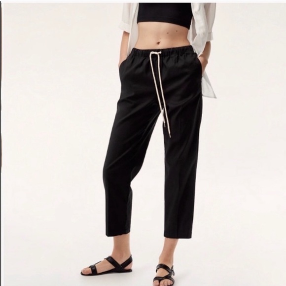 ARITZIA | GROUP BY BABATON JIMMY PANT STRAIGHT LEG (LINEN BLEND) RICK OWEN STYLE - Picture 3 of 11